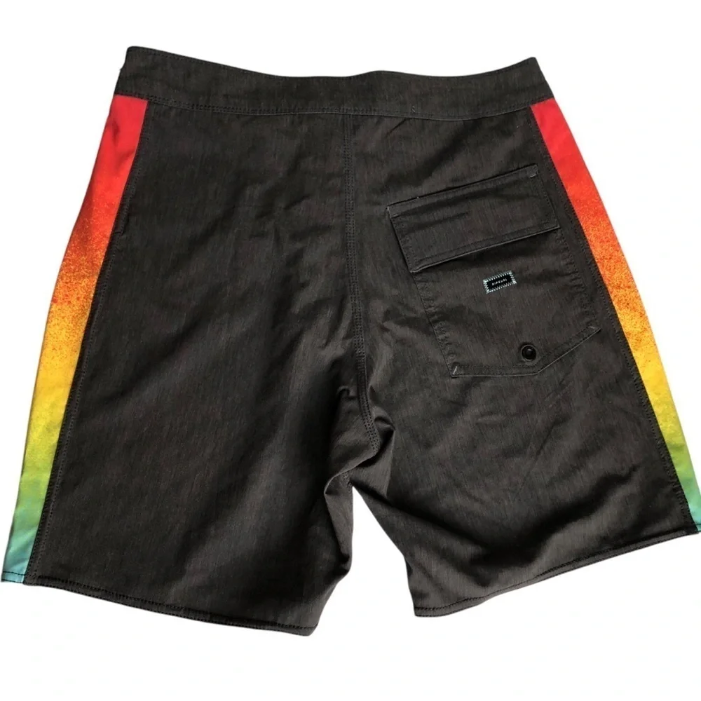 Rip Curl Mirage Owen Double Stitch Black Multicolor Board Shorts 30